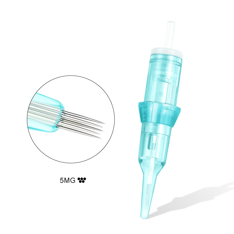 Biomaser Thunderlord Power Lake Blue PMU Tattoo Cartridges Needles – Box of 20