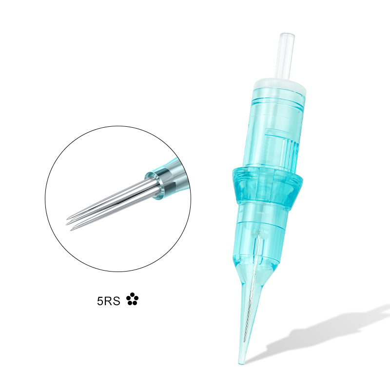 Biomaser Thunderlord Power Lake Blue PMU Tattoo Cartridges Needles – Box of 20