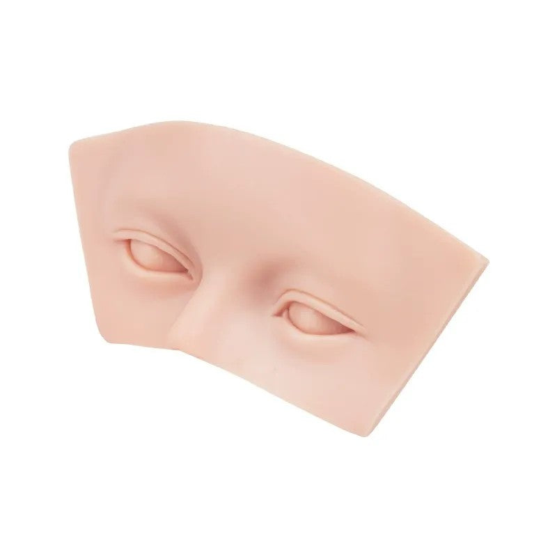 Silicone 3D Brow & Eye Practice Skin — Realistic Training Tool for PMU & Microblading Artists