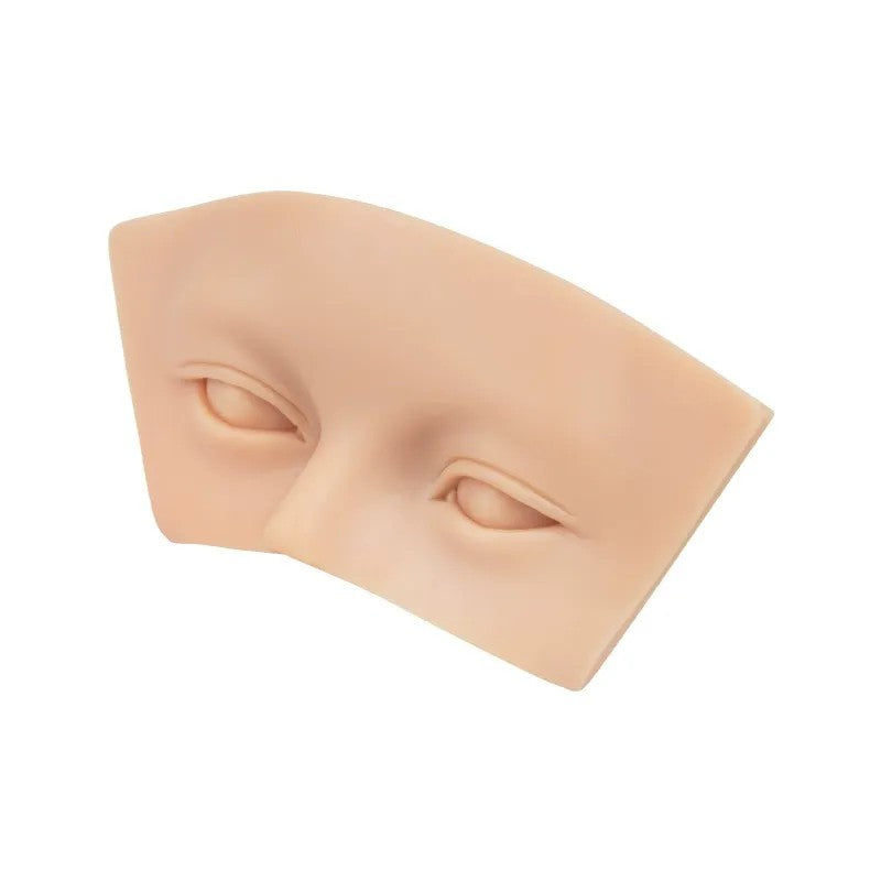 Silicone 3D Brow & Eye Practice Skin — Realistic Training Tool for PMU & Microblading Artists