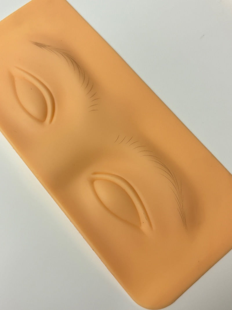 Silicone Eyebrow & Eye Practice Skin – Realistic Training Pad for PMU & Tattoo Beginners