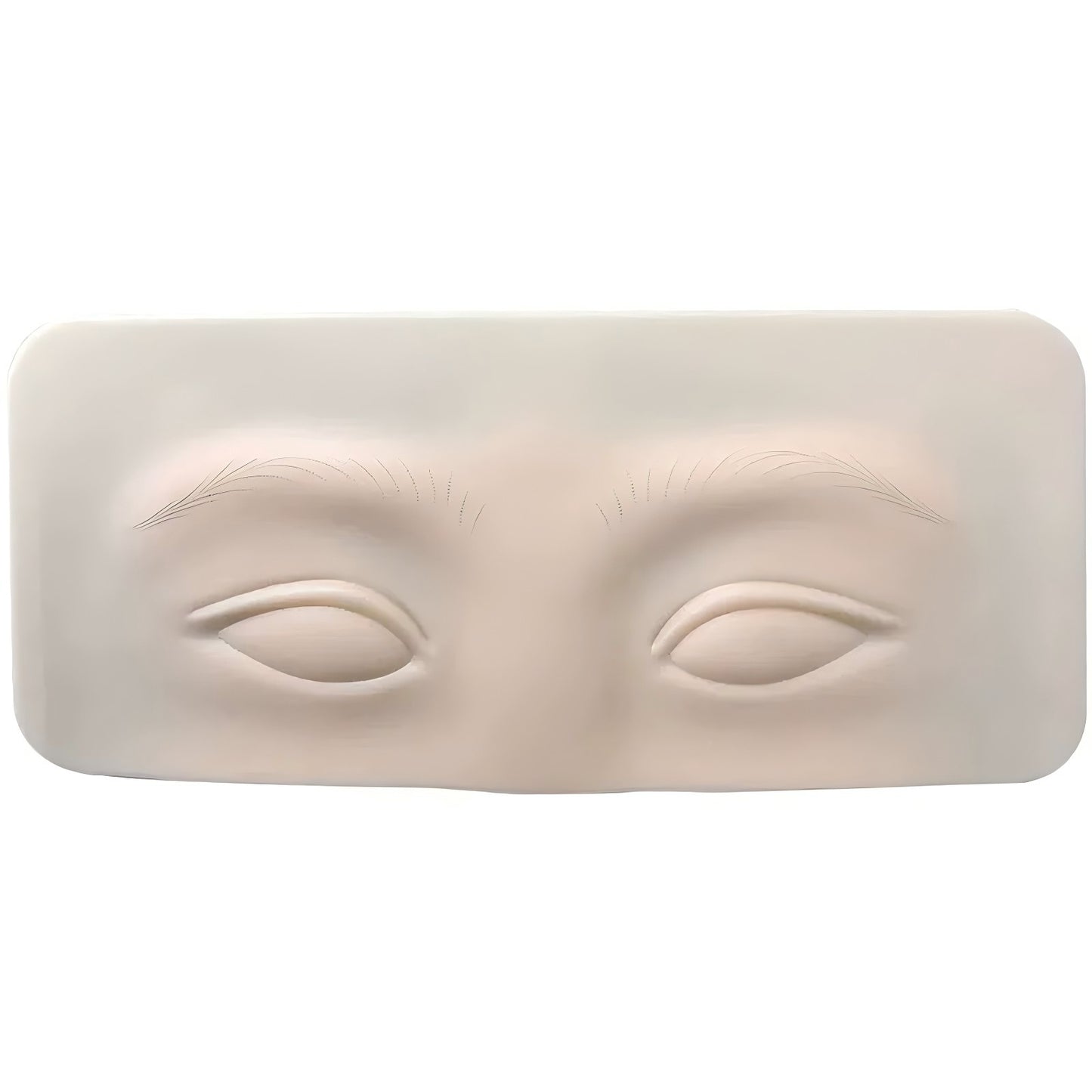 Silicone Eyebrow & Eye Practice Skin – Realistic Training Pad for PMU & Tattoo Beginners