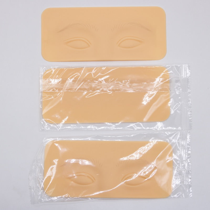 Silicone Eyebrow & Eye Practice Skin – Realistic Training Pad for PMU & Tattoo Beginners