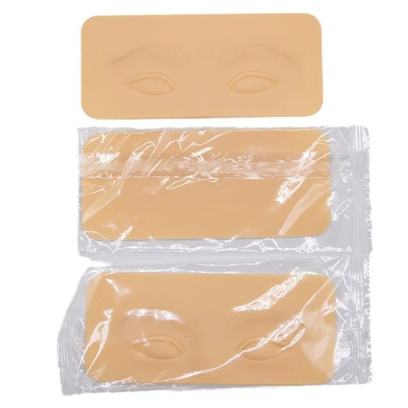 Silicone Eyebrow & Eye Practice Skin – Realistic Training Pad for PMU & Tattoo Beginners