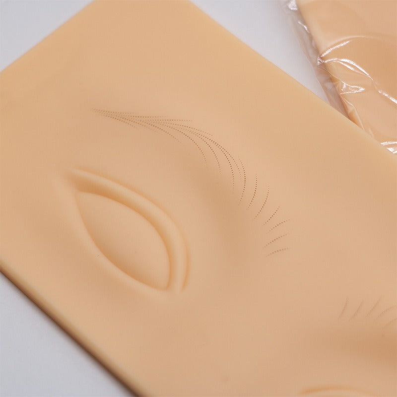 Silicone Eyebrow & Eye Practice Skin – Realistic Training Pad for PMU & Tattoo Beginners