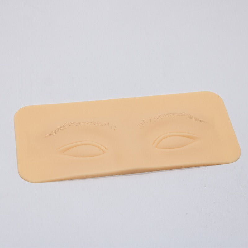 Silicone Eyebrow & Eye Practice Skin – Realistic Training Pad for PMU & Tattoo Beginners