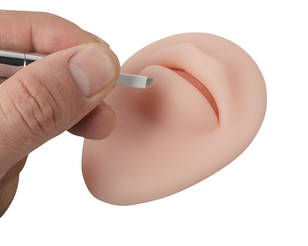 Silicone Facial Features Practice Model – 7-Piece Set
