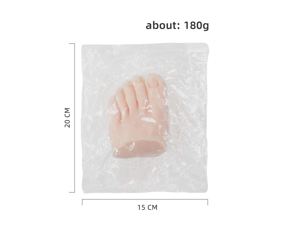 Silicone Nail Practice Foot Model – Realistic Pedicure Training Tool
