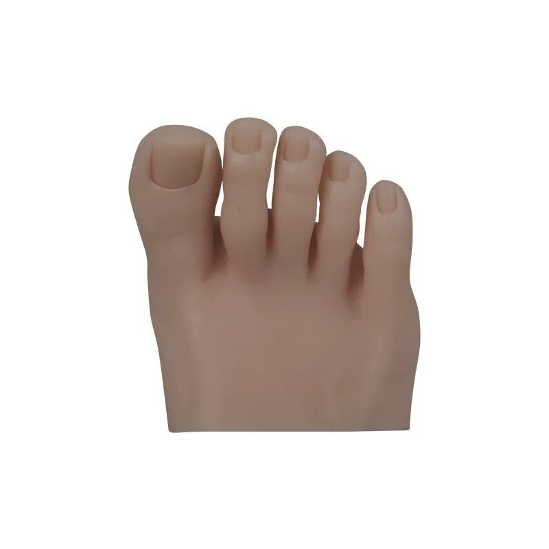 Silicone Nail Practice Foot Model – Realistic Pedicure Training Tool