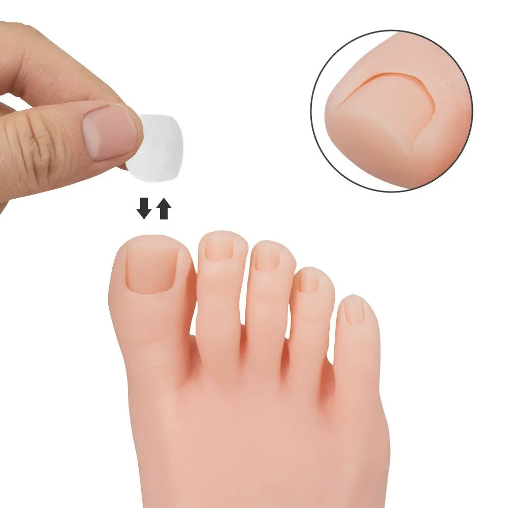 Silicone Nail Practice Foot Model – Realistic Pedicure Training Tool