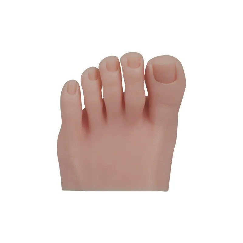 Silicone Nail Practice Foot Model – Realistic Pedicure Training Tool