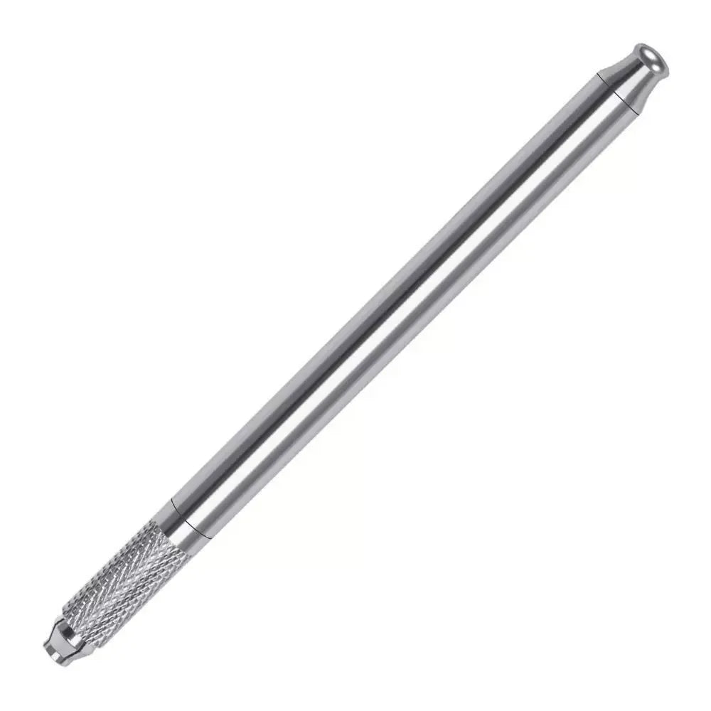 Single-Ended Slim-Waist Manual PMU Pen – Cross-Slot Microblading Blade Holder