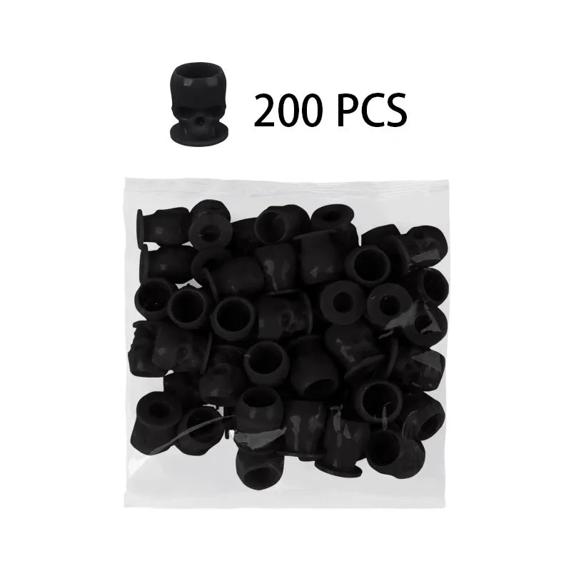 Skull Pigment Cups – PMU Tattoo Ink & Lash Adhesive Holder Cups