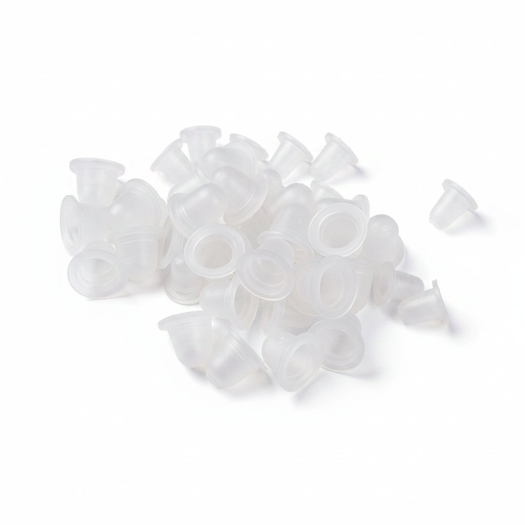 Soft Silicone PMU Pigment Cups – 100PCS/PACK