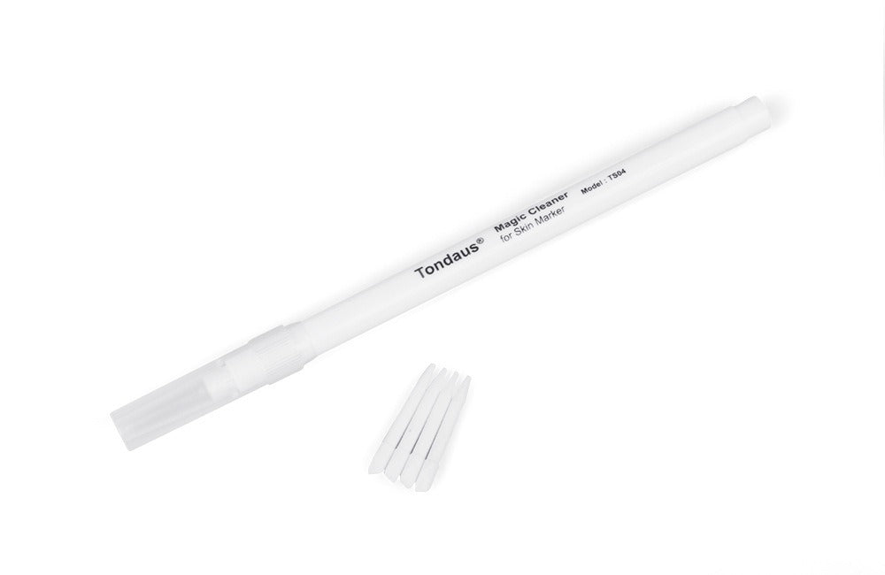 Tondaus Magic Cleaner for Skin Marker – PMU Mapping Mark Remover with 4 Replacement Tips
