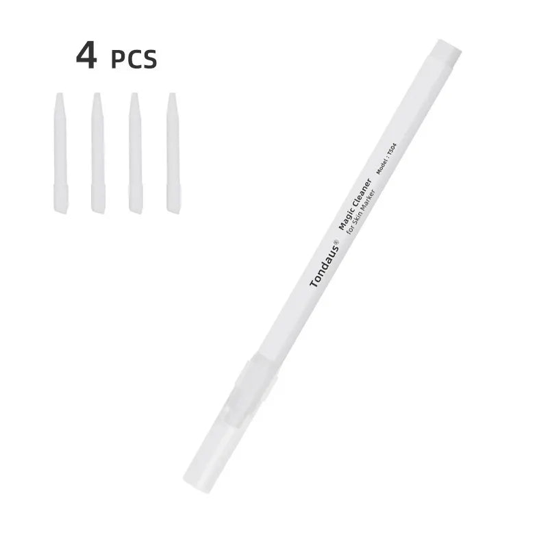 Tondaus Magic Cleaner for Skin Marker – PMU Mapping Mark Remover with 4 Replacement Tips