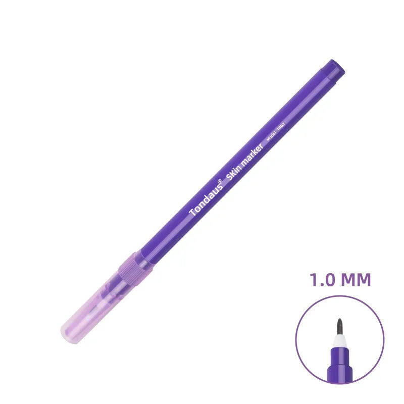 Tondaus Professional PMU Skin Marker Pen – 0.5mm / 1.0mm Single & Dual Tip Mapping Pens