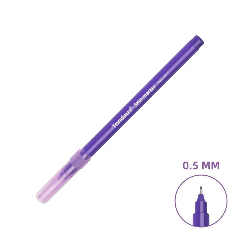 Tondaus Professional PMU Skin Marker Pen – 0.5mm / 1.0mm Single & Dual Tip Mapping Pens