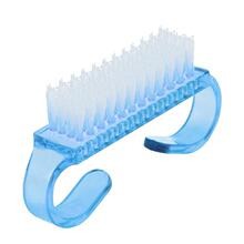 Translucent Nail Cleaning Brush – Mini Horn Handle Nail Brush for Manicure & Beauty Care