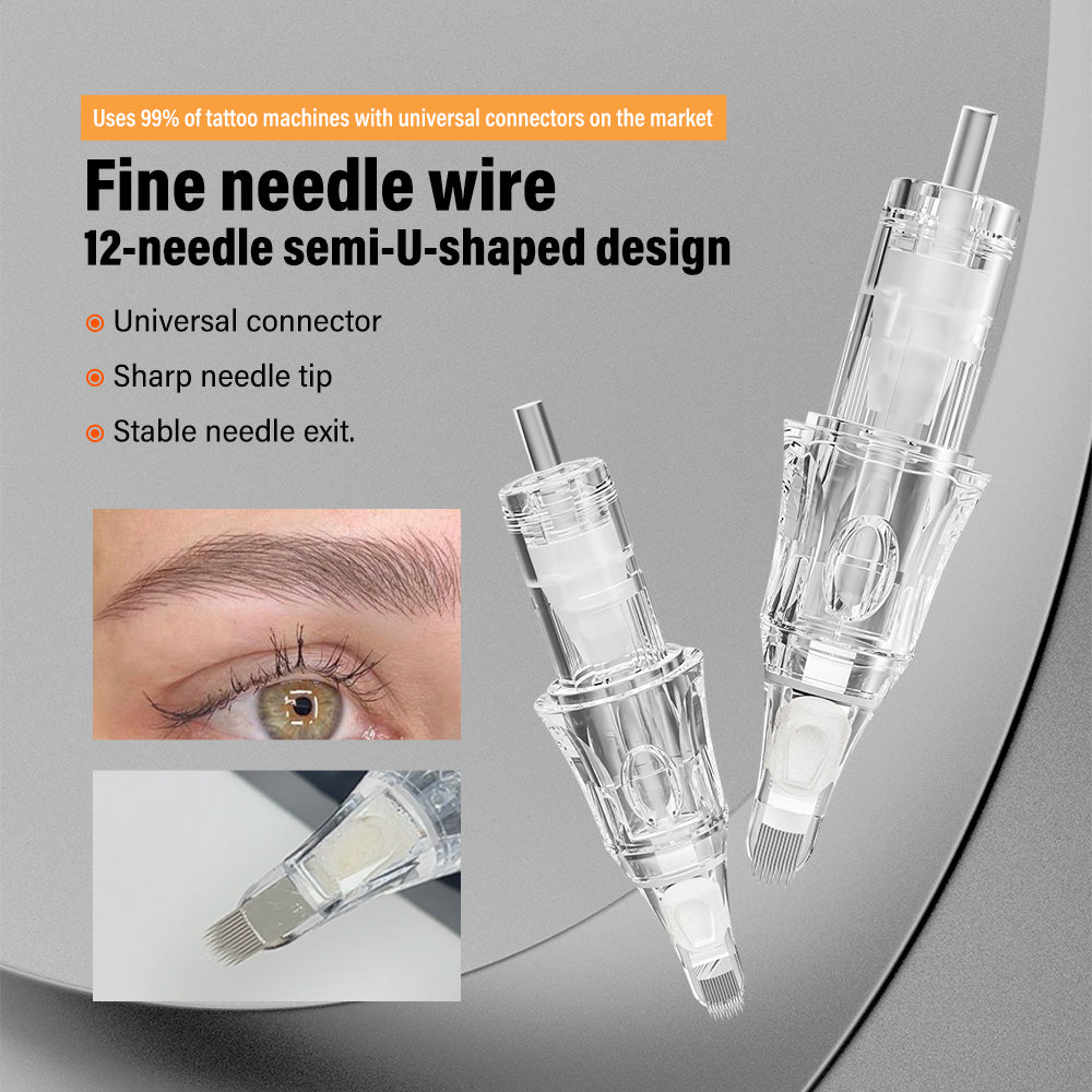 V6 Universal Needle Cartridge – UX14/0.18-ST and UX12/0.25-ST (10PCS/Box)