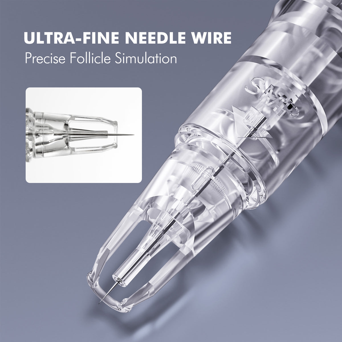 V6 SMP Needle Cartridges – Patented Detachable Positioning Tip Sleeve, 10PCS/Box