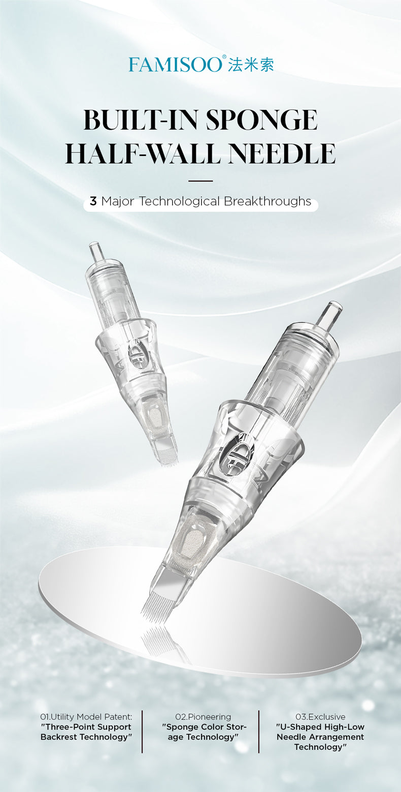 V6 Universal Needle Cartridge – 0.18 Ultra-Fine UX14/0.18-ST (10PCS/Box)