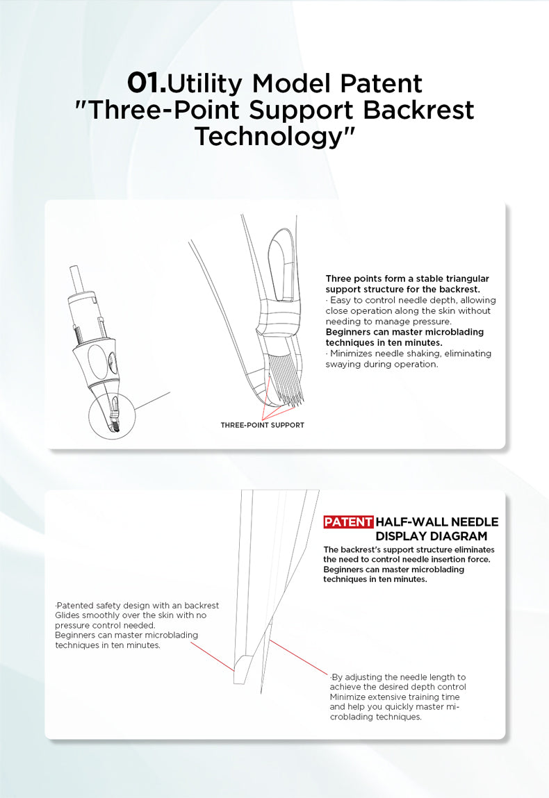 V6 Universal Needle Cartridge – 0.18 Ultra-Fine UX14/0.18-ST (10PCS/Box)