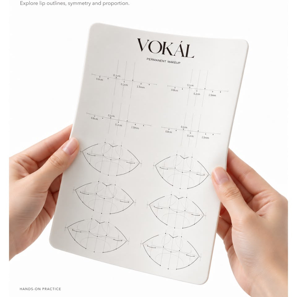 VOKÁL Double-Sided Lip Mapping PMU Practice Skin