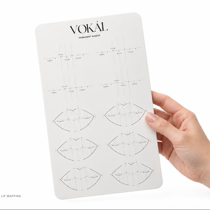 VOKÁL Double-Sided Lip Mapping PMU Practice Skin