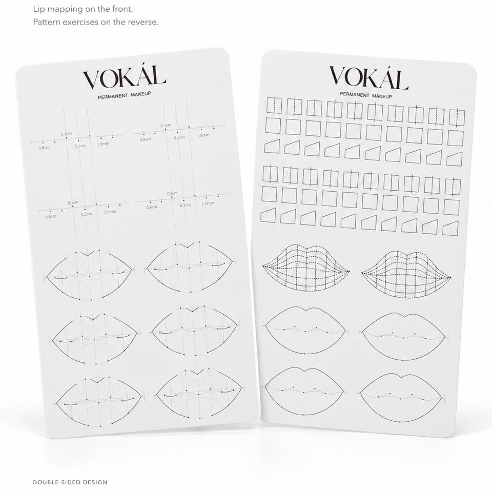 VOKÁL Double-Sided Lip Mapping PMU Practice Skin