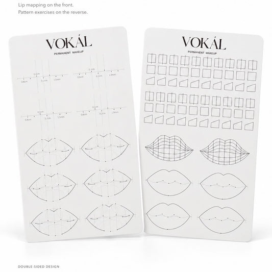 VOKÁL Double-Sided Lip Mapping PMU Practice Skin