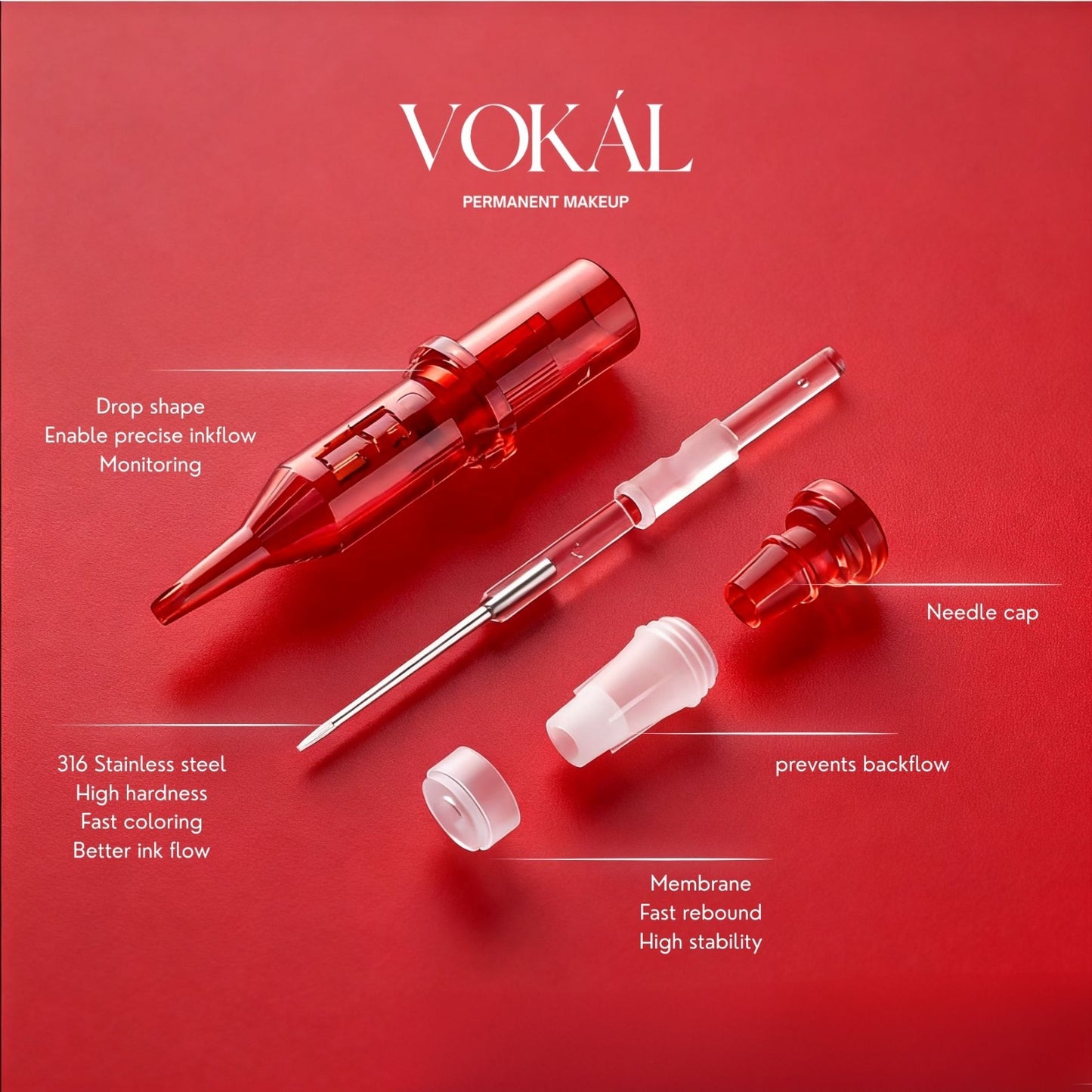 VOKAL Universal Cartridge Needle – 10PCS/BOX