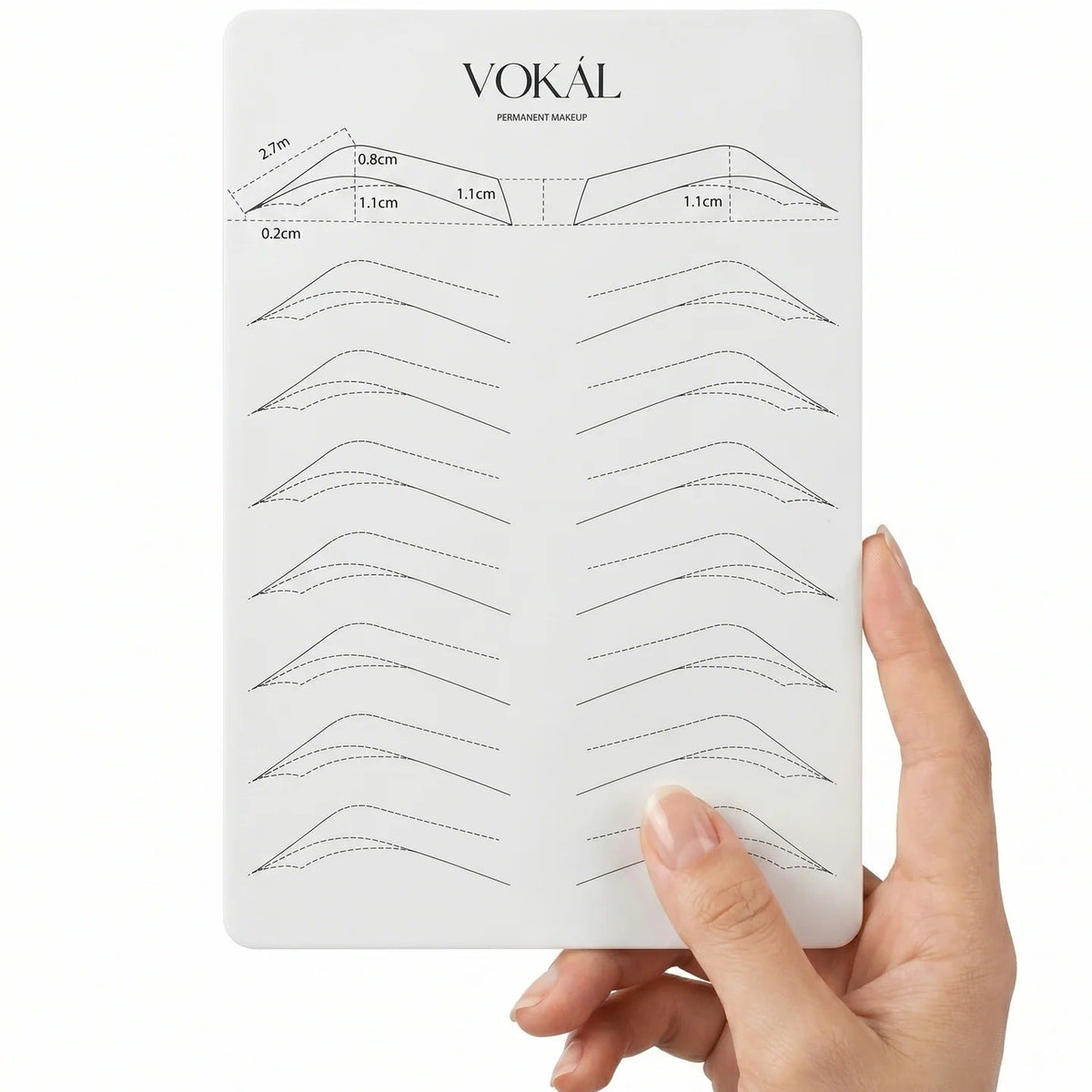 VOKÁL Skin Latex – Professional Eyebrow PMU Practice Skin