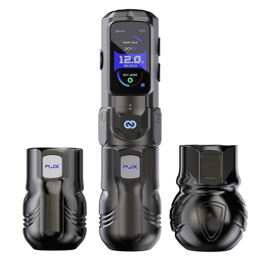 WJX HyperForce Wireless Tattoo Machine Pen Kit | 4.5mm Power Stroke Professional Tattoo Pen with FAULHABER Brushless Motor - Free Shipping