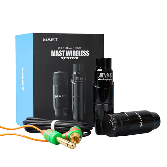 Mast Tour Wireless PMU Tattoo Pen Power Supply 2PCS Bundle