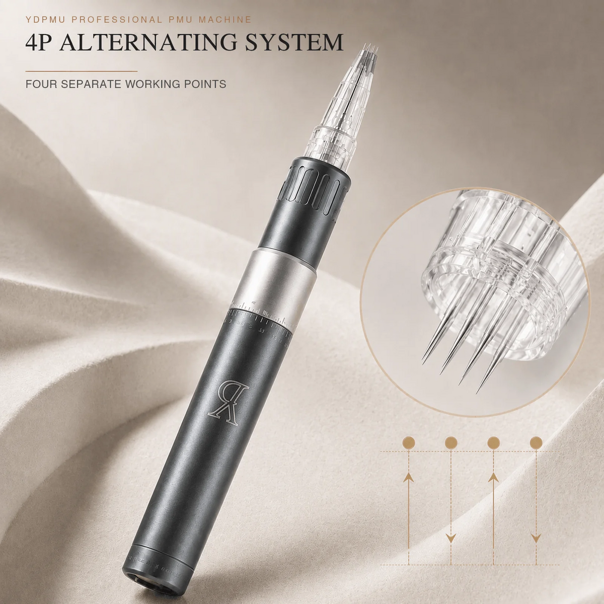 YD Blush Pro 4P Alternating-Needle Professional PMU Machine
