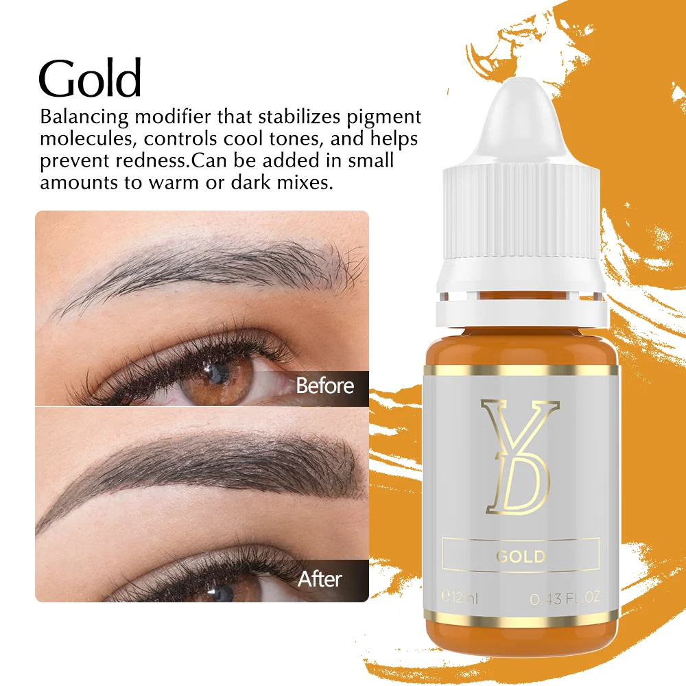 YD InoCream Inorganic Brow Pigment – 7 Colors | 12ml Professional PMU Pigment