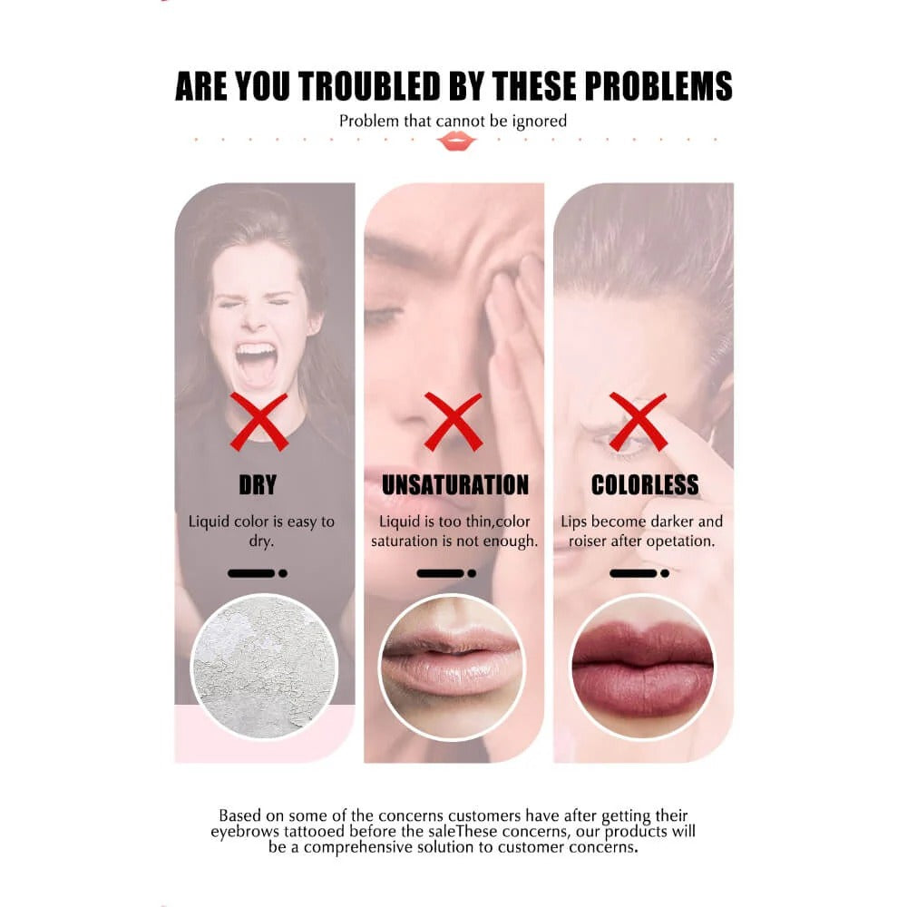 YD NANO Organic Liquid Pigments – Ombre Brows Set - Free Shipping