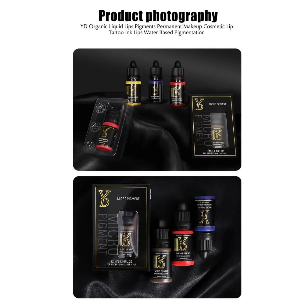 YD NANO Organic Liquid Pigments – Ombre Brows Set - Free Shipping