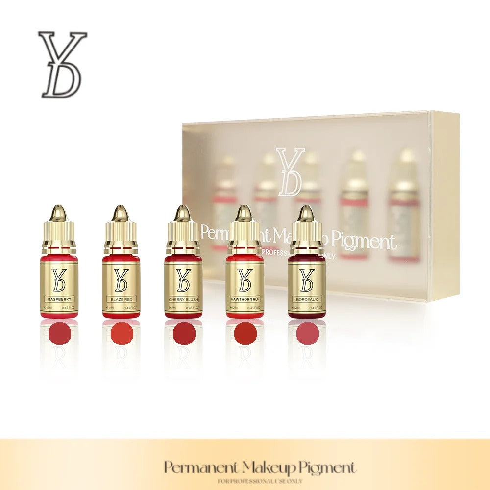 YD NEO Organic Liquid Pigment Desire Set — Advanced Anti-Darkening Lip Blushing Pigments - Free Shipping