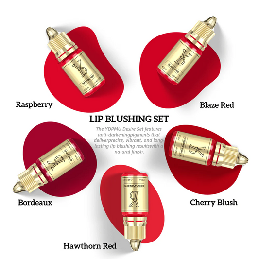 YD NEO Organic Liquid Pigment Desire Set — Advanced Anti-Darkening Lip Blushing Pigments - Free Shipping