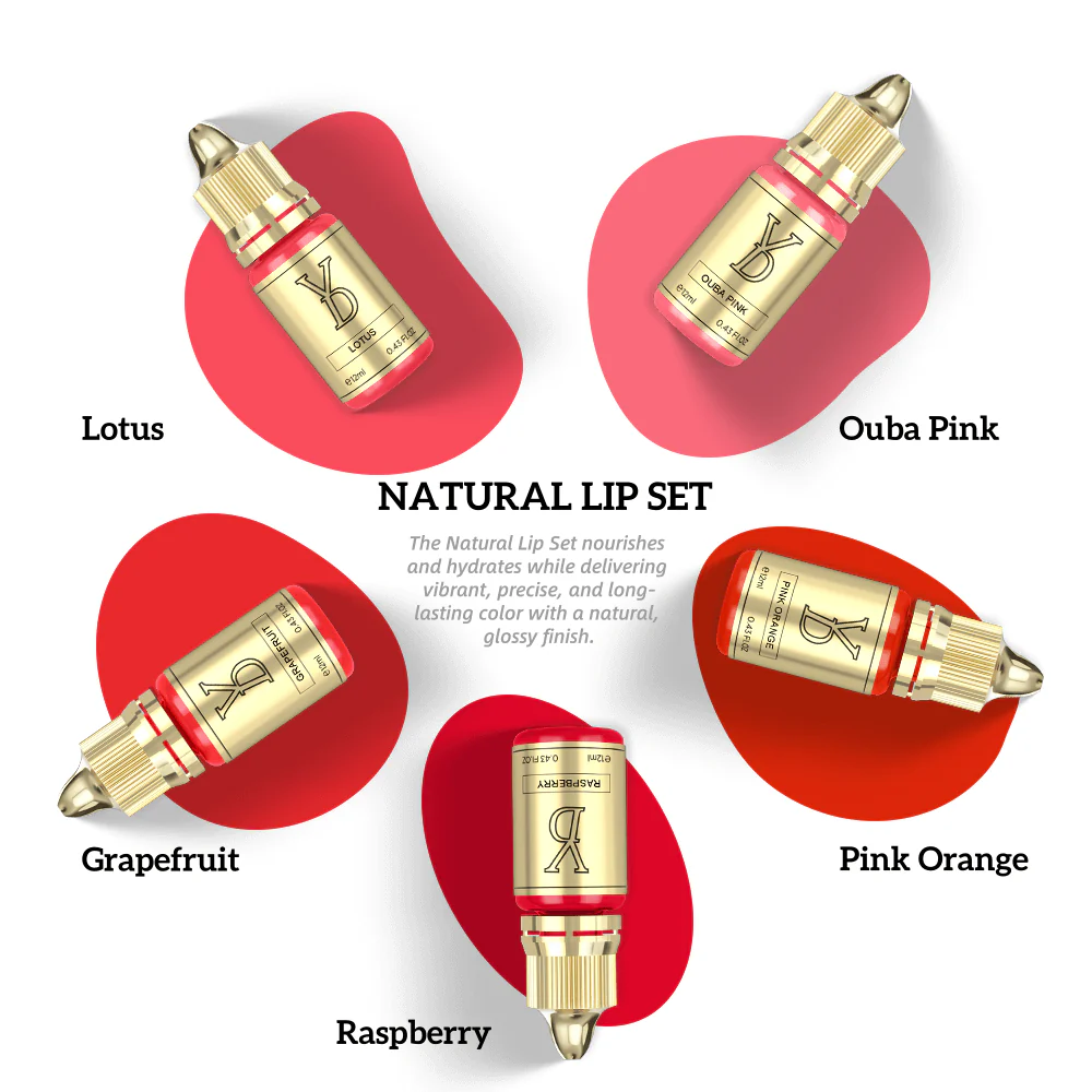 YD NEO Organic Liquid Pigments — Natural Lip Set - Free Shipping