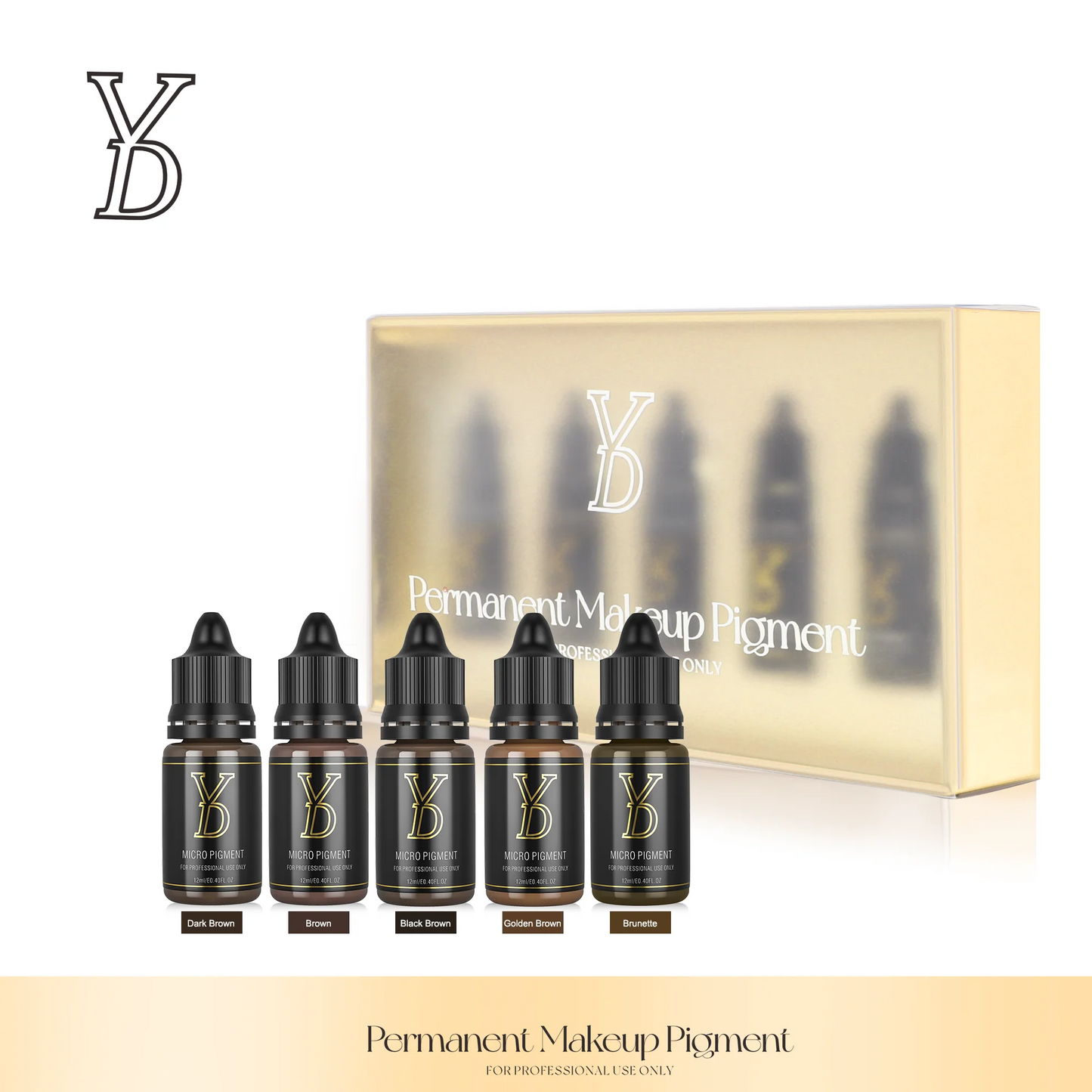 YD Nano Organic Liquid Pigment — Hairstroke Brow Set - Free Shipping