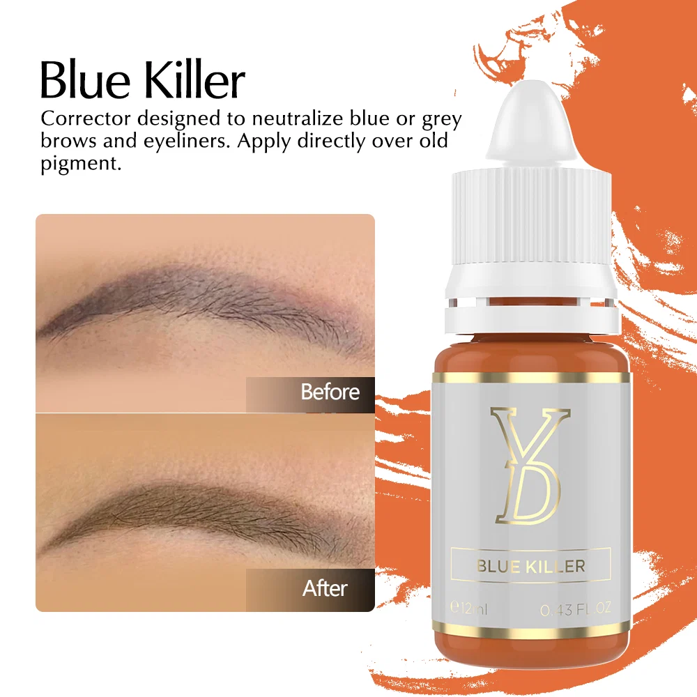 YD InoCream Blue Killer Inorganic Eyebrow Pigment 12ml
