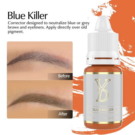 YD InoCream Blue Killer Inorganic Eyebrow Pigment 12ml