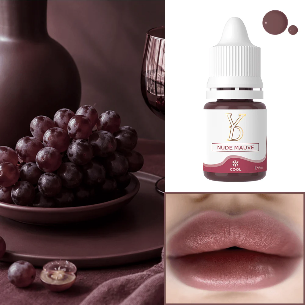 YD Powder Liquid Lip Pigments – 10 Nude Collection (6ml)