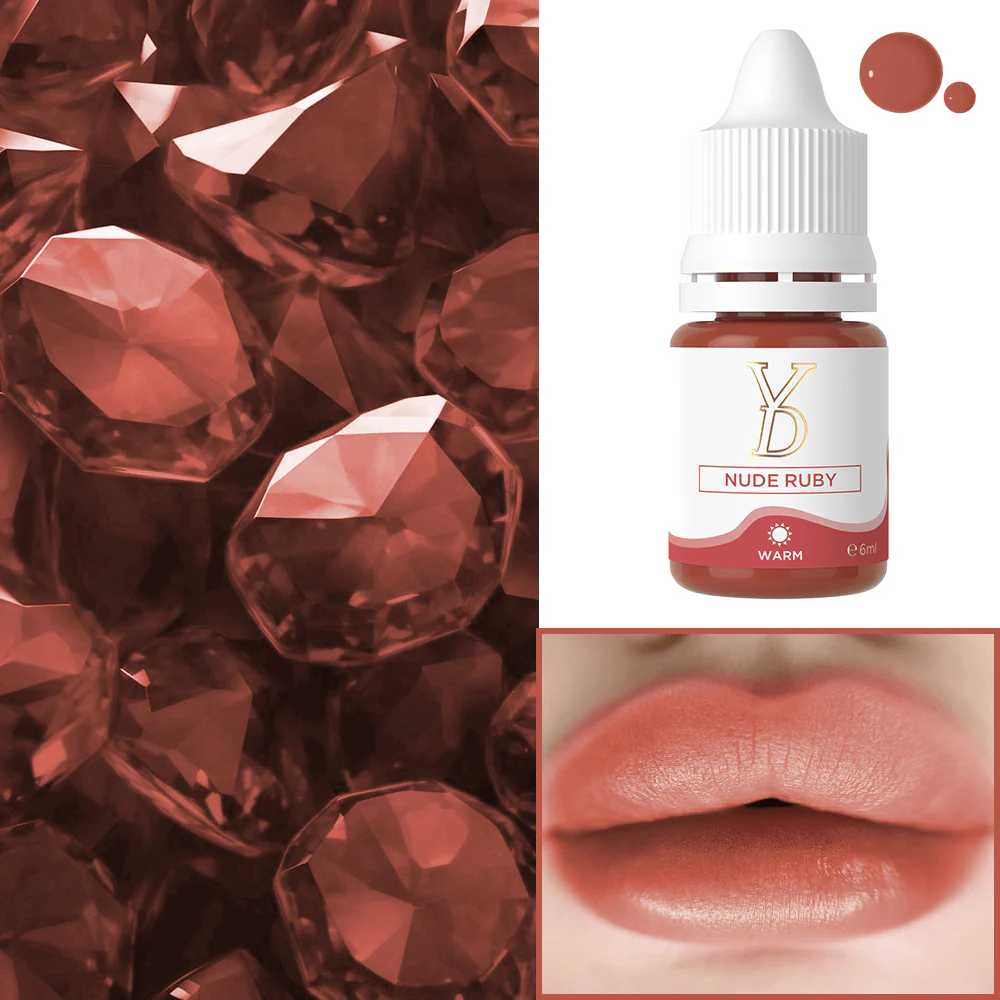 YD Powder Liquid Lip Pigments – 10 Nude Collection (6ml)