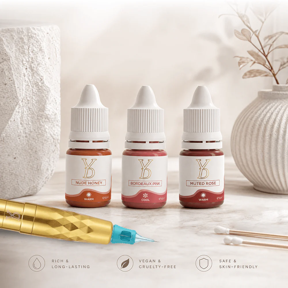 YD Powder Liquid Lip Pigments – 10 Nude Collection (6ml)
