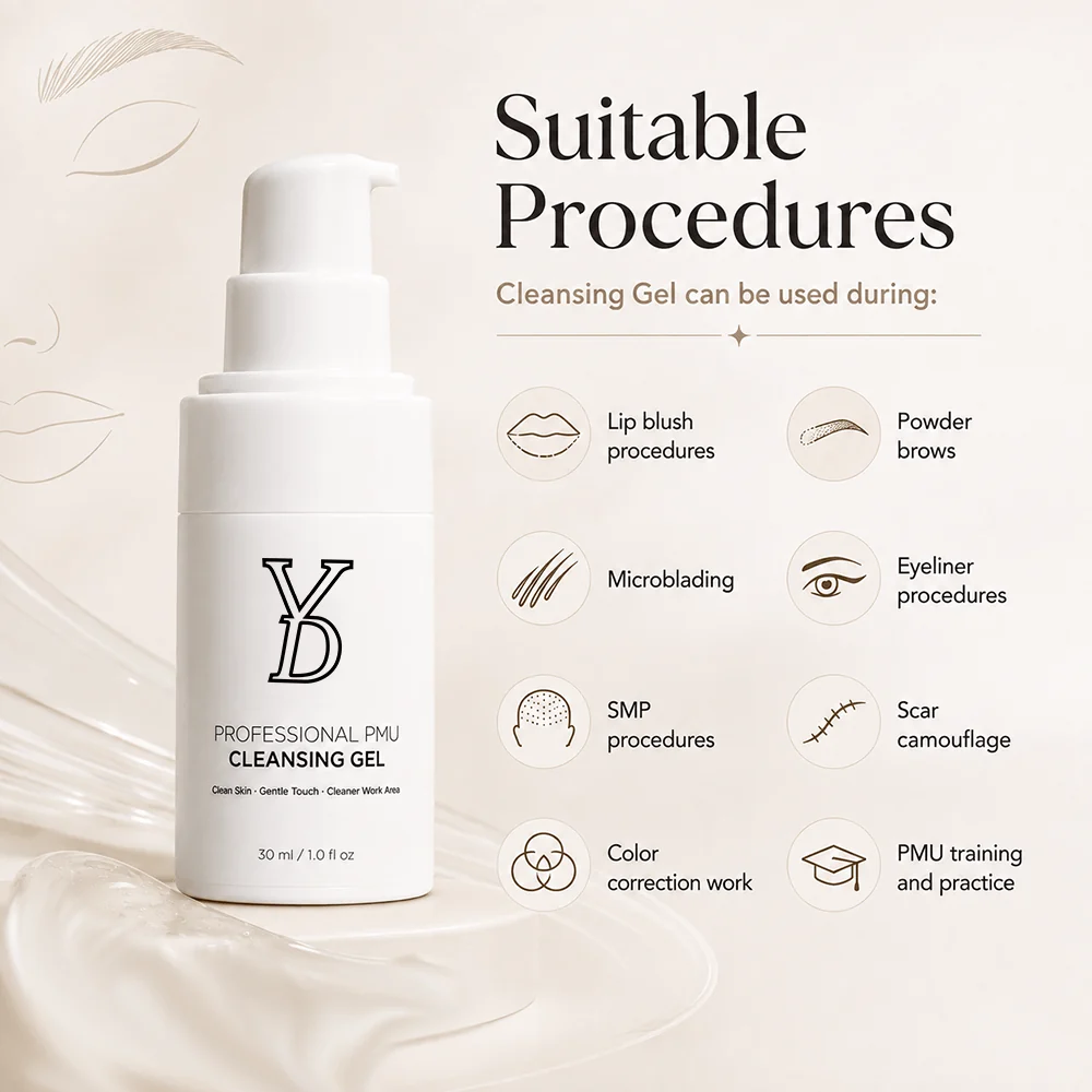 YD Professional PMU Cleansing Gel – 30ml