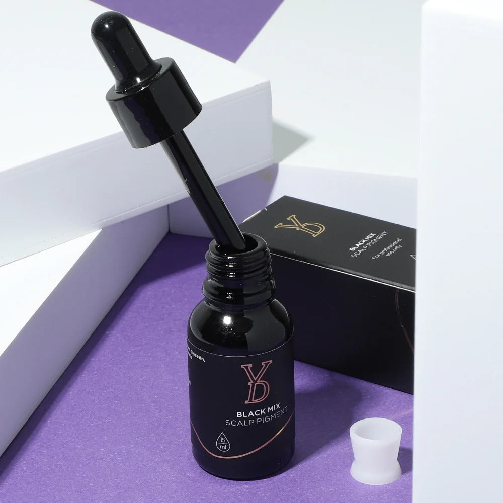 YD Professional Scalp Micropigmentation Pigments — BLACK MIX & BLACK PRO